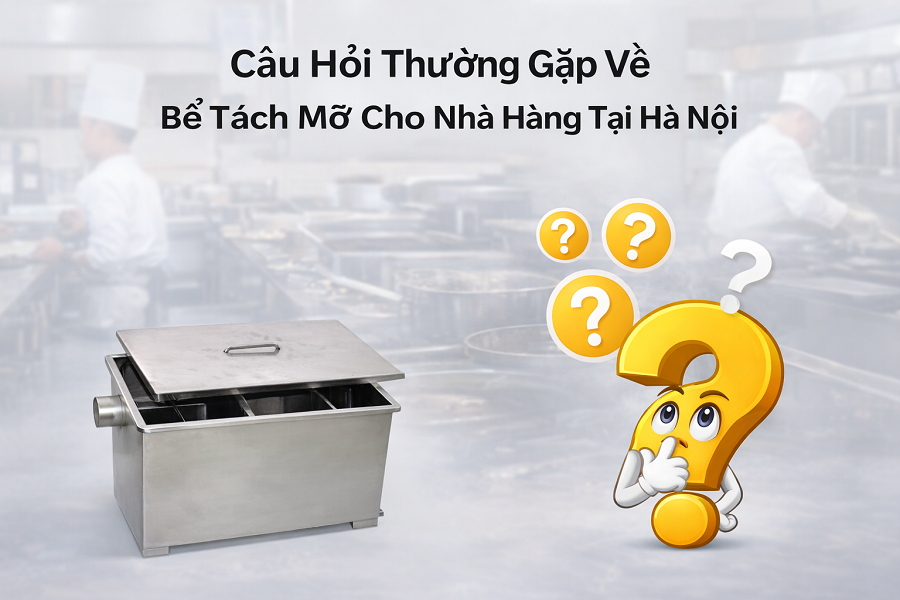 Câu hỏi thường gặp về bể tách mỡ cho nhà hàng tại Hà Nội