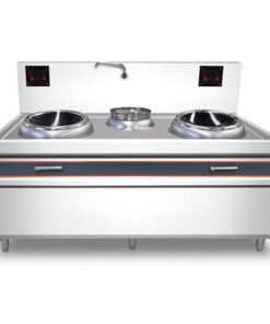 Bếp từ công nghiệp đôi 15KW mặt lõm