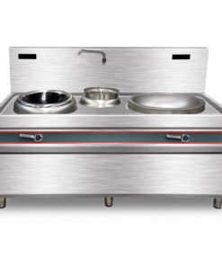 Bếp từ đôi mặt lõm và xào trực tiếp