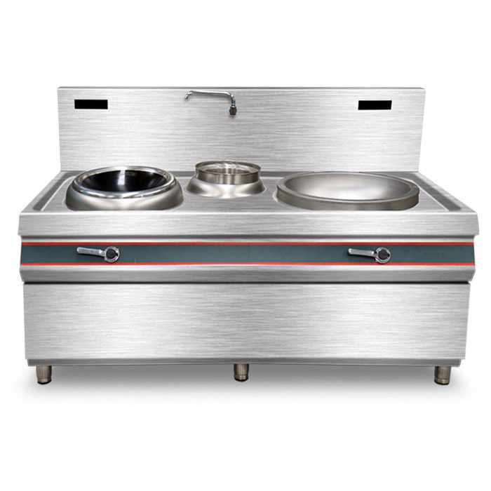 Bếp từ đôi mặt lõm và xào trực tiếp