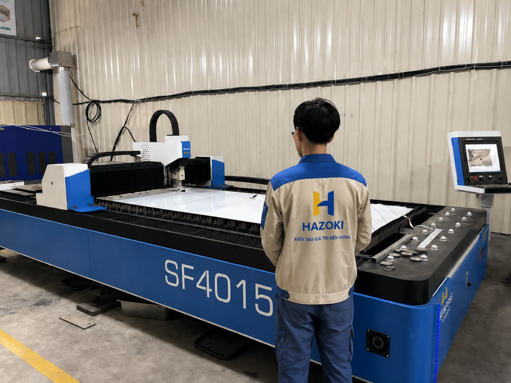Xưởng gia công inox Hazoki