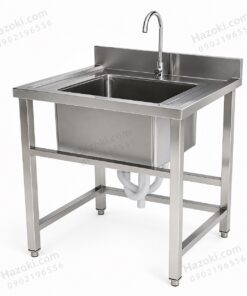 Chậu rửa inox công nghiệp 1 hố