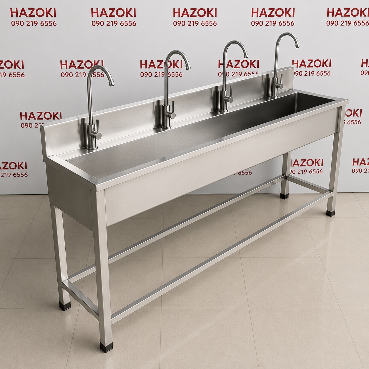 Bồn rửa tay inox 1500mm