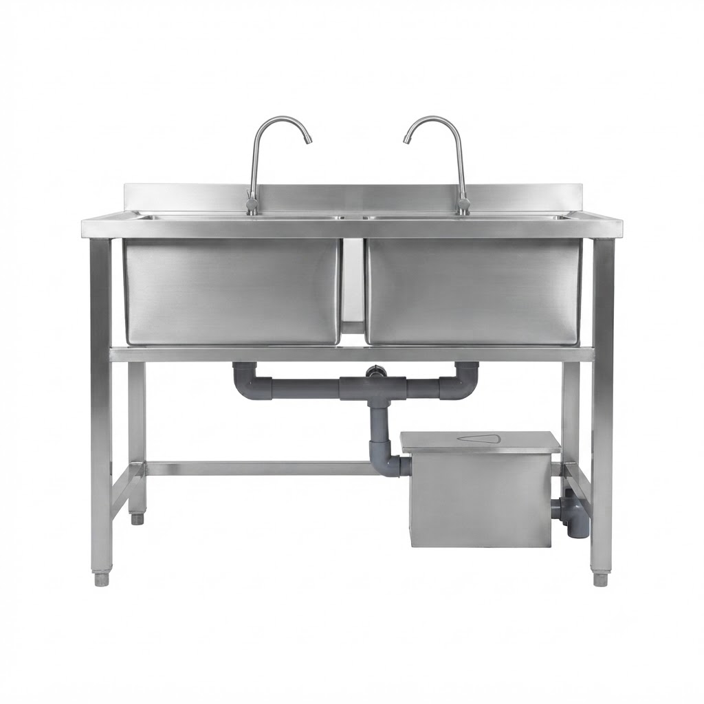Bể tách mỡ inox 70L