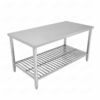 Bàn sơ chế inox 1500x750mm