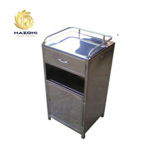 Tủ đầu giường inox có hộc