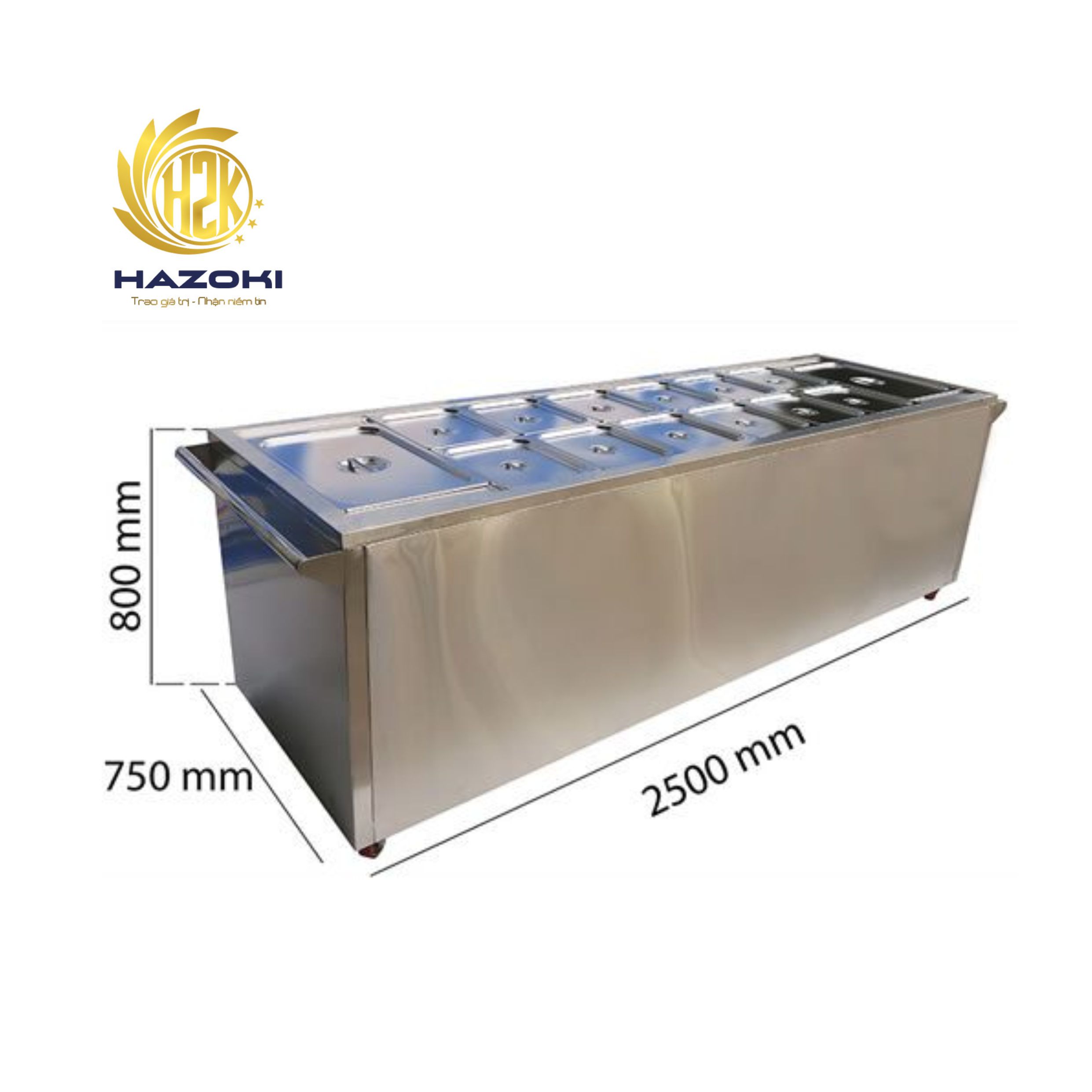Tủ hâm nóng thức ăn 14 khay phổ thông