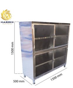 Tủ inox 4 tầng rộng1500 mm