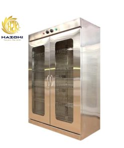 Tủ sấy bát công nghiệp 2 buồng Inox 201