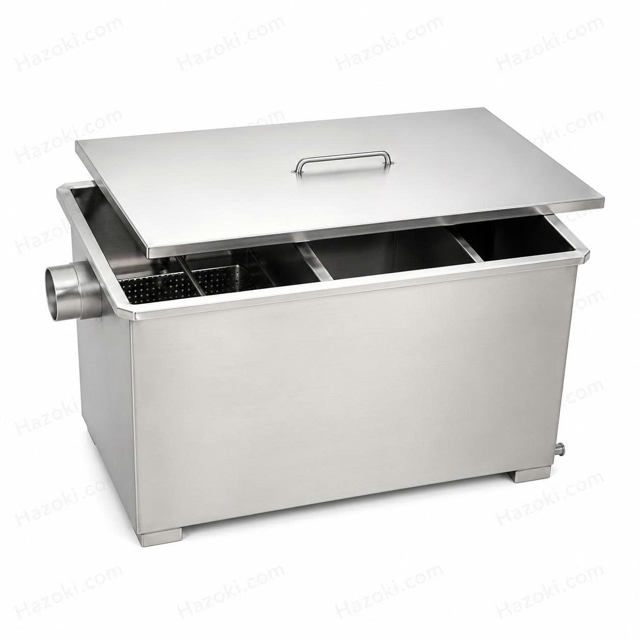 Bể Tách Mỡ Inox 550L - Ảnh 2