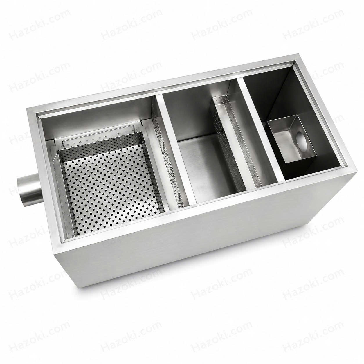 Bể Tách Mỡ Inox 650L - Ảnh 2
