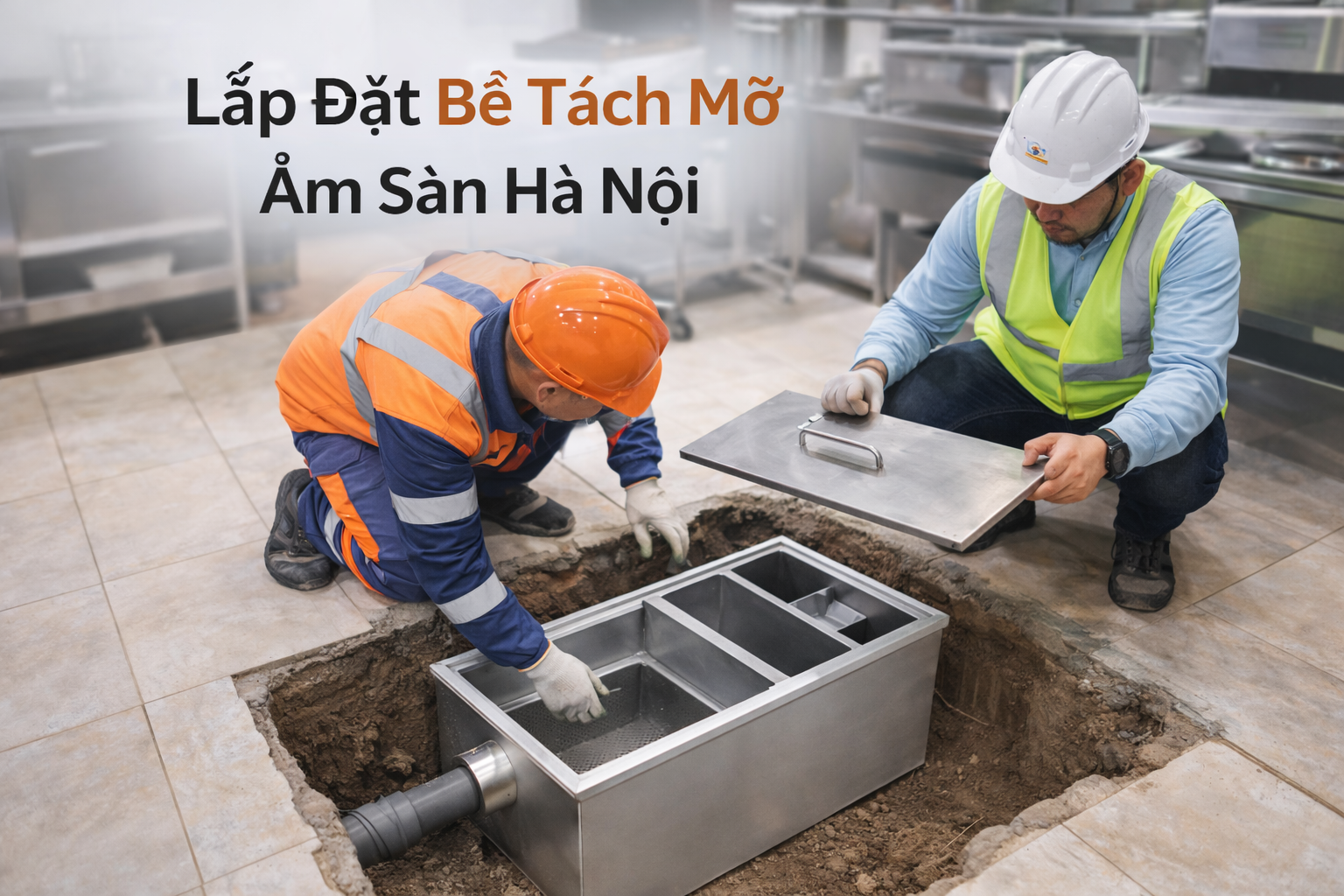 Bể Tách Mỡ Âm Sàn Hà Nội