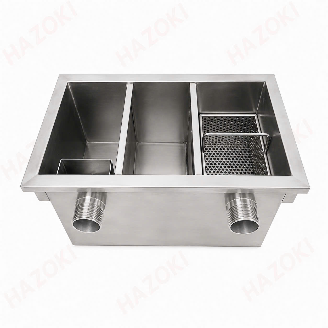 Bể tách mỡ inox 30L - Ảnh 2