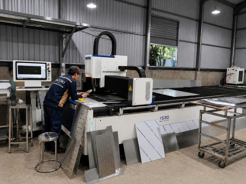 xưởng sản xuất bếp á 1 họng Hazoki