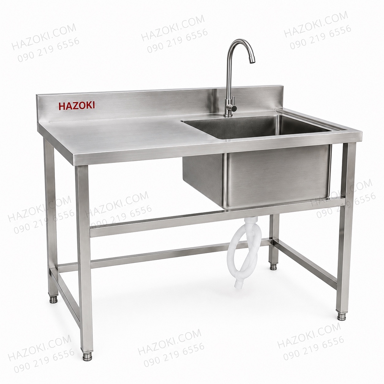 Chậu rửa inox công nghiệp 1 hố