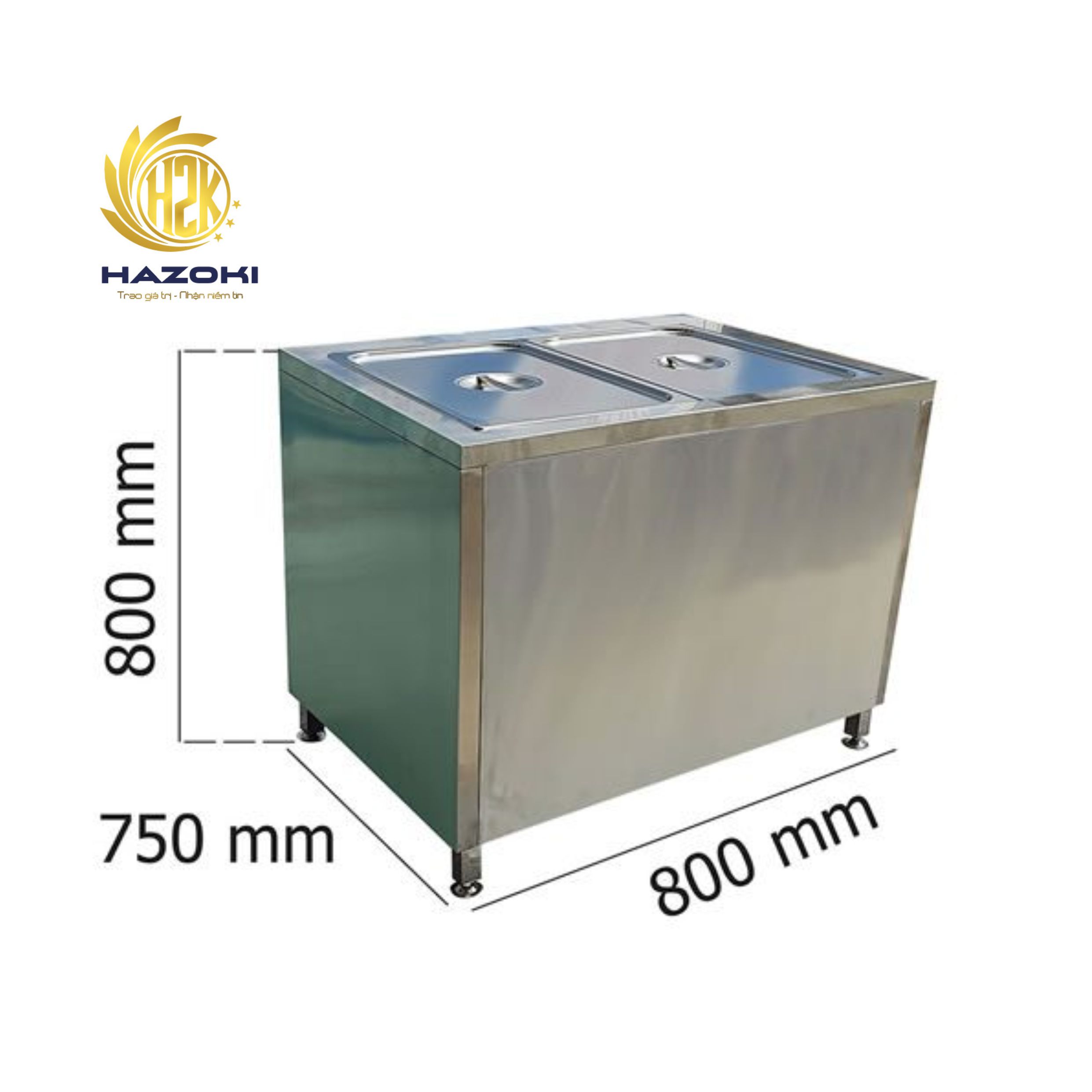 Tủ giữ nóng thức ăn 2 khay