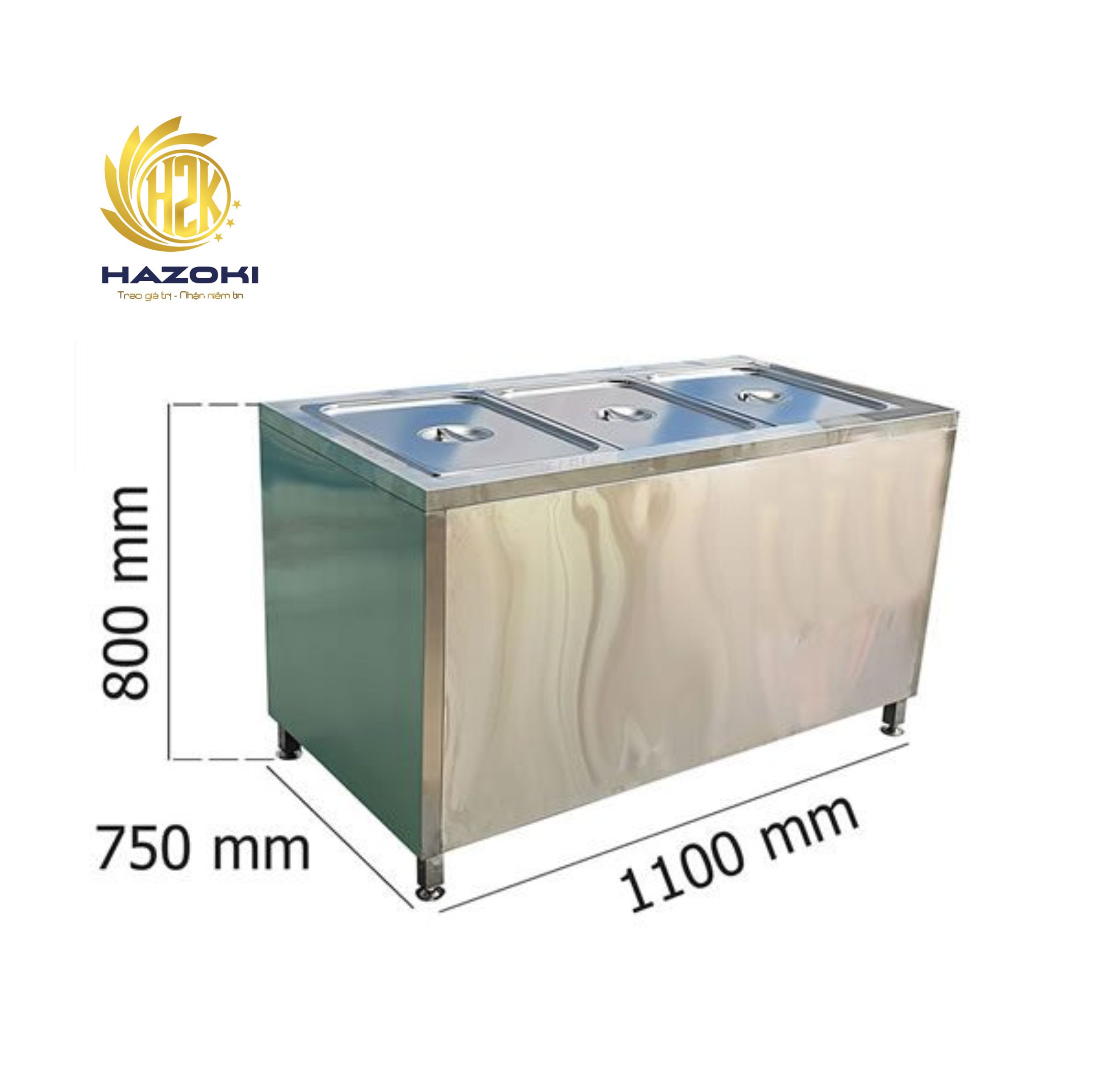 Tủ giữ nóng thức ăn 3 khay