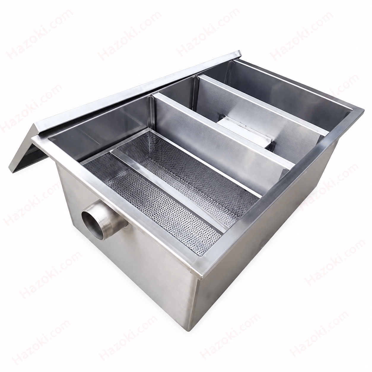 Bể Tách Mỡ Inox 850L - Ảnh 4